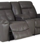 Signature Design by Ashley Jesolo Reclining Sofa and Loveseat-Dark Gray