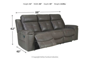 Signature Design by Ashley Jesolo Reclining Sofa, Loveseat and Recliner
