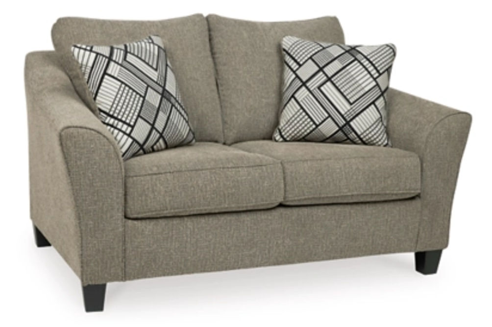 Benchcraft Barnesley Sofa and Loveseat-Platinum