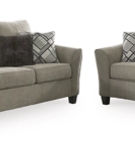 Benchcraft Barnesley Sofa and Loveseat-Platinum