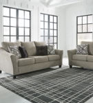 Benchcraft Barnesley Sofa and Loveseat-Platinum