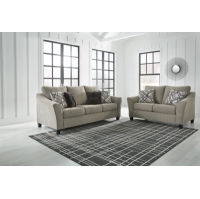 Benchcraft Barnesley Sofa and Loveseat-Platinum