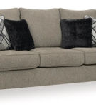 Benchcraft Barnesley Sofa, Loveseat, Oversized Chair and Ottoman-Platinum