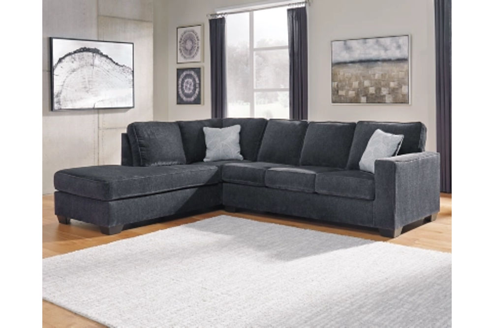 Signature Design by Ashley Altari 2-Piece Sectional with Chaise-Slate