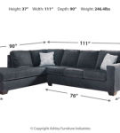 Signature Design by Ashley Altari 2-Piece Sectional with Chaise-Slate