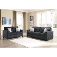 Signature Design by Ashley Altari Sofa Sleeper and Loveseat-Slate