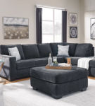 Signature Design by Ashley Altari 2-Piece Sectional and Ottoman-Slate