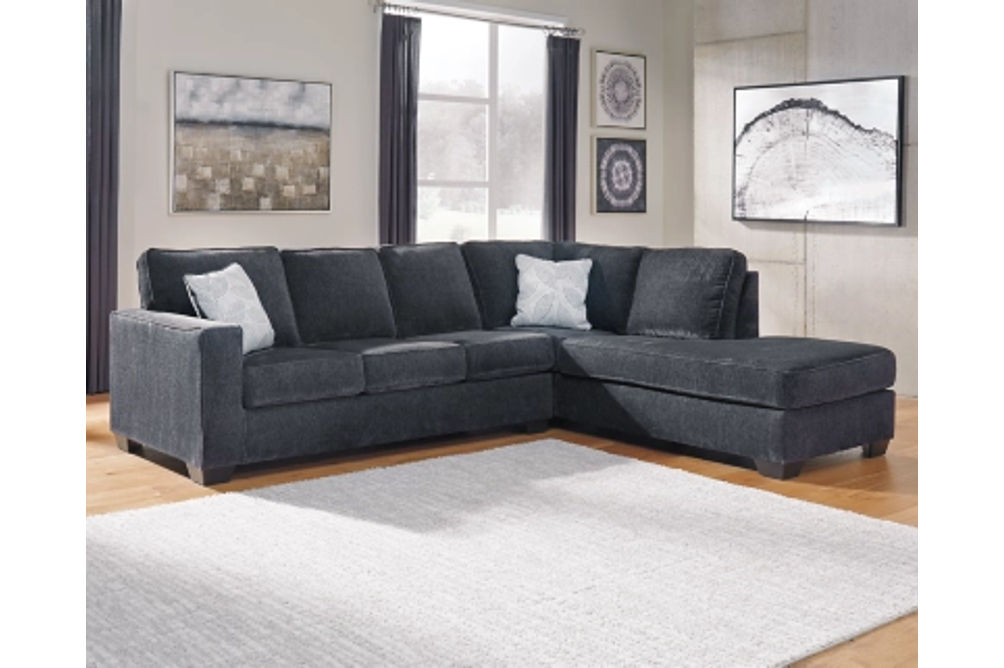 Signature Design by Ashley Altari 2-Piece Sectional with Chaise-Slate