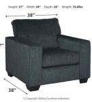 Signature Design by Ashley Altari Sofa Sleeper with Chair-Slate