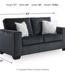 Signature Design by Ashley Altari Sofa Sleeper and Loveseat-Slate