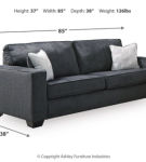 Signature Design by Ashley Altari Sofa, Loveseat, Chair and Ottoman-Slate