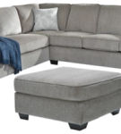 Signature Design by Ashley Altari 2-Piece Sectional with Ottoman-Alloy