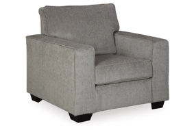 Signature Design by Ashley Altari Sofa, Loveseat, Chair and Ottoman-Alloy