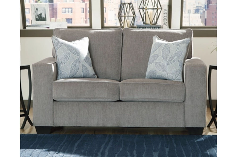 Signature Design by Ashley Altari Sofa and Loveseat-Alloy