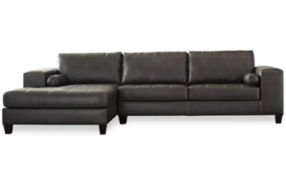 Signature Design by Ashley Nokomis 2-Piece Sectional with Chaise-Charcoal