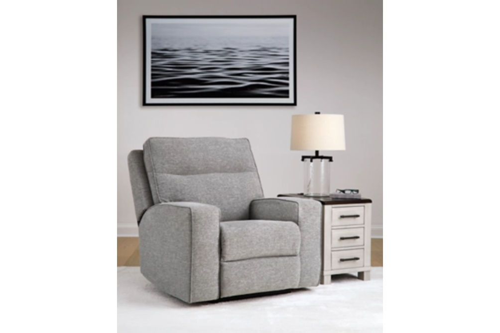 Signature Design by Ashley Biscoe Power Recliner-Pewter