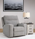 Signature Design by Ashley Biscoe Power Recliner-Pewter