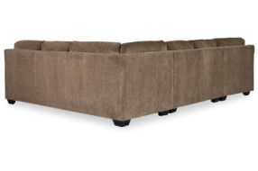 Benchcraft Graftin 3-Piece Sectional with Chaise-Teak