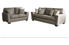 Benchcraft Calicho Sofa and Loveseat-Cashmere