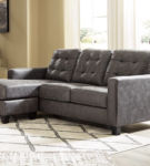 Benchcraft Venaldi Sofa Chaise and Chair-Gunmetal