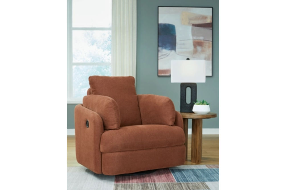 Signature Design by Ashley Modmax Swivel Glider Recliner-Spice