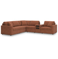 Signature Design by Ashley Modmax 6-Piece Sectional-Spice