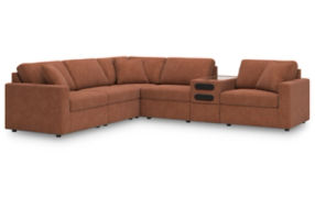 Signature Design by Ashley Modmax 6-Piece Sectional-Spice