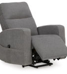 Signature Design by Ashley Starganza Power Lift Recliner-Gray