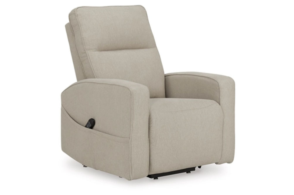 Signature Design by Ashley Starganza Power Lift Recliner-Smoke