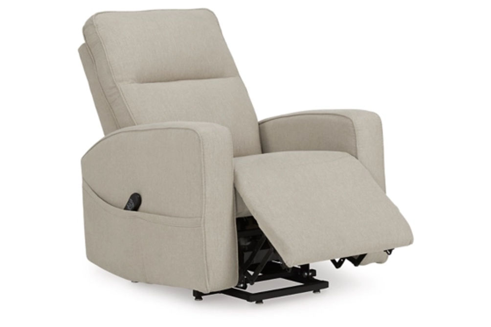 Signature Design by Ashley Starganza Power Lift Recliner-Smoke