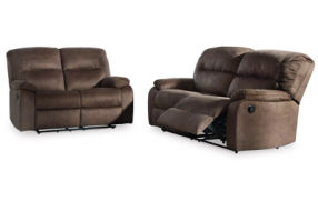 Signature Design by Ashley Bolzano Reclining Sofa and Loveseat-Coffee