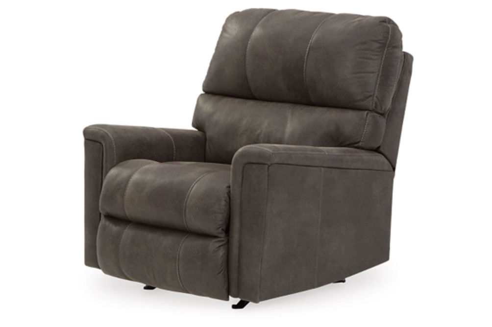 Signature Design by Ashley Navi Recliner-Smoke