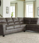 Signature Design by Ashley Navi 2-Piece Sleeper Sectional with Chaise-Smoke