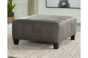 Signature Design by Ashley Navi 2-Piece Sectional and Ottoman-Smoke