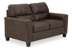 Signature Design by Ashley Navi Sofa and Loveseat-Chestnut