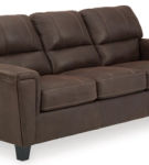 Signature Design by Ashley Navi Sofa, Loveseat and Recliner-Chestnut