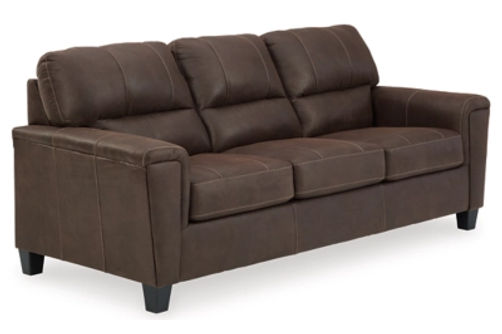 Signature Design by Ashley Navi Sofa and Loveseat-Chestnut