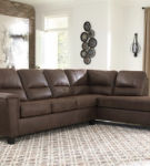 Signature Design by Ashley Navi 2-Piece Sectional with Chaise-Chestnut