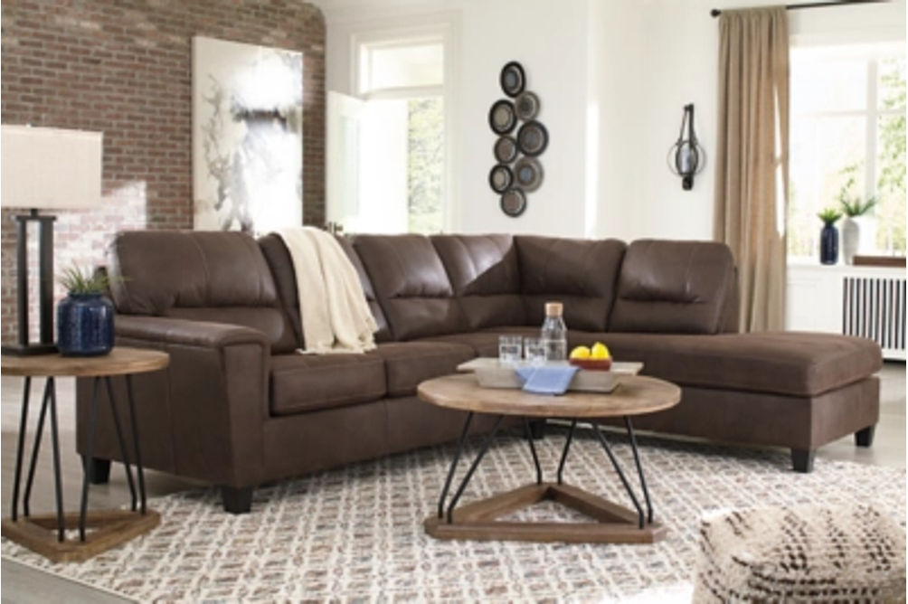 Signature Design by Ashley Navi 2-Piece Sleeper Sectional with Chaise