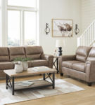 Signature Design by Ashley Navi Sofa and Loveseat-Fossil