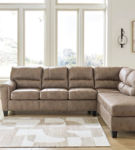 Signature Design by Ashley Navi 2-Piece Sectional Sofa Chaise-Fossil