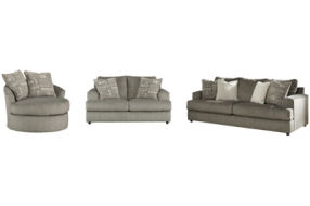 Signature Design by Ashley Soletren Sofa, Loveseat and Accent Chair-Ash