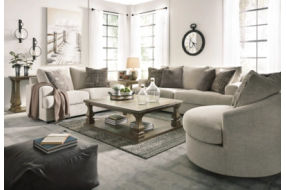 Signature Design by Ashley Soletren Sofa and Loveseat-Stone