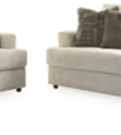 Signature Design by Ashley Soletren Sofa and Loveseat-Stone