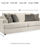 Signature Design by Ashley Soletren Sofa and Loveseat-Stone