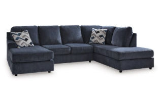 Signature Design by Ashley Albar Place 2-Piece Sectional-Cobalt