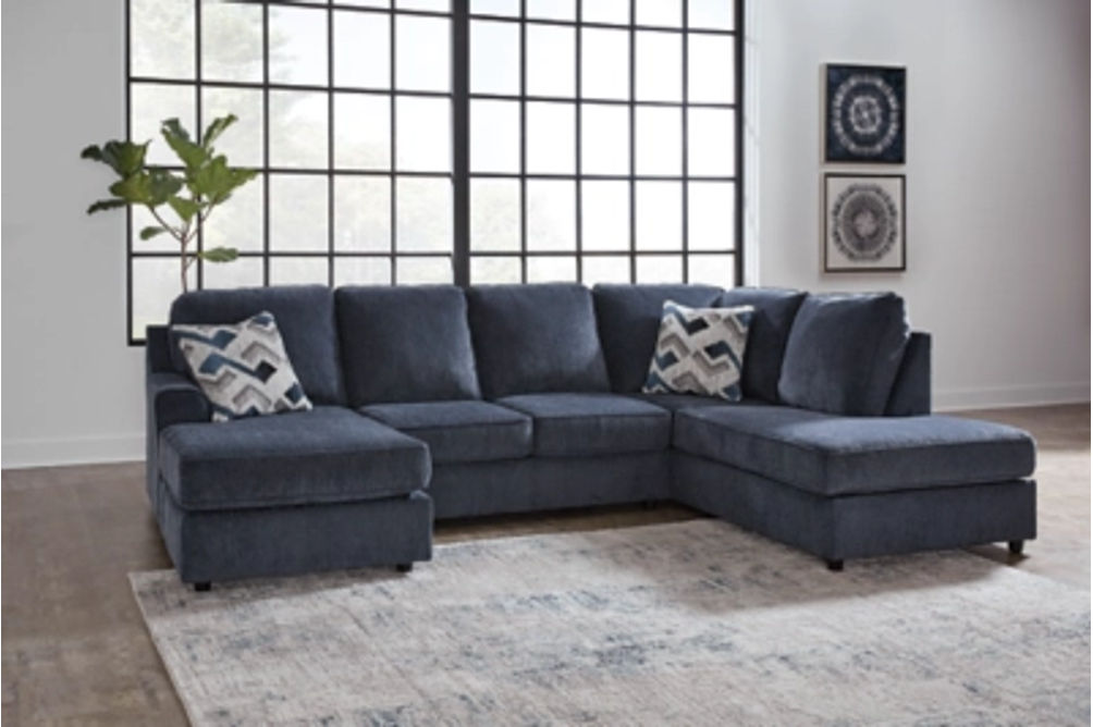 Signature Design by Ashley Albar Place 2-Piece Sectional-Cobalt