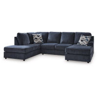 Signature Design by Ashley Albar Place 2-Piece Sectional-Cobalt