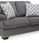Benchcraft Locklin Sofa, Loveseat, Chair, and Ottoman-Carbon