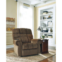 Signature Design by Ashley Ernestine Power Lift Recliner-Truffle